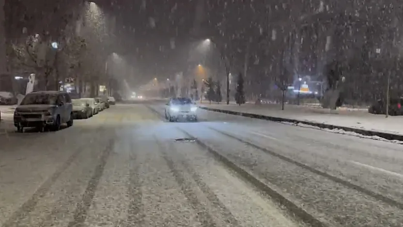 Malatya'da Kar Yağışı Etkisini Gösterdi