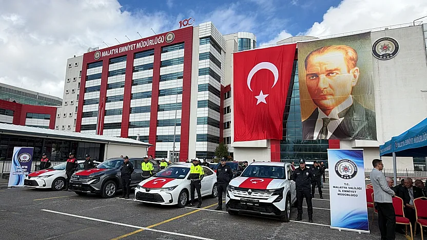 Malatya'da Güvenlik Güçlerinin Araç Filosu Yenilendi
