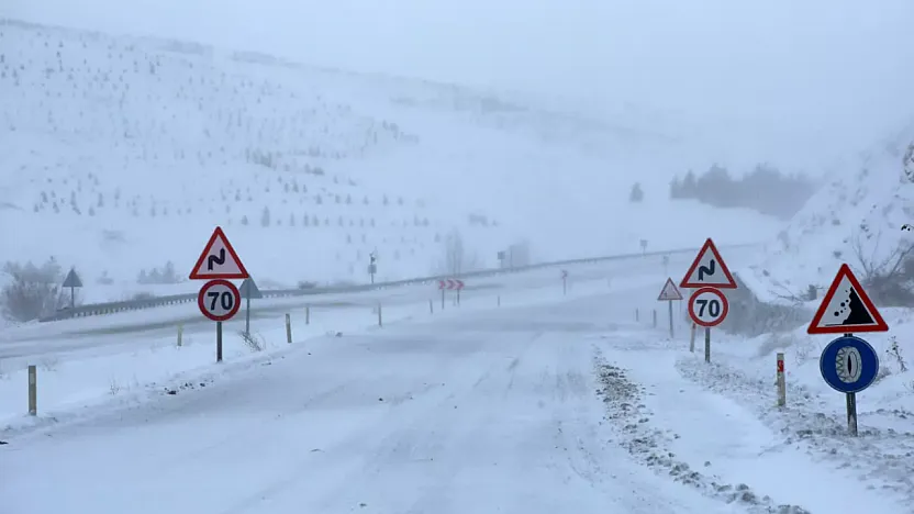 Malatya'da Kapanan Yol Saatler Sonra Açıldı