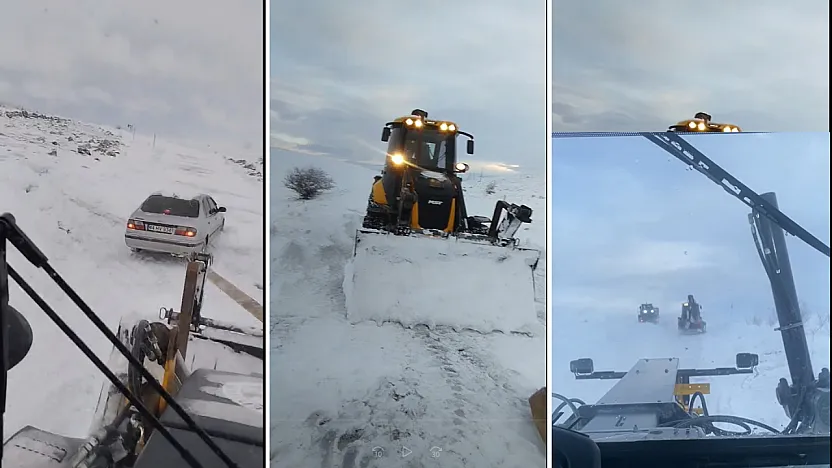 Malatya'da Kar ve Tipi Alarmı: Yollar Kapandı, Araç Mahsur Kaldı!