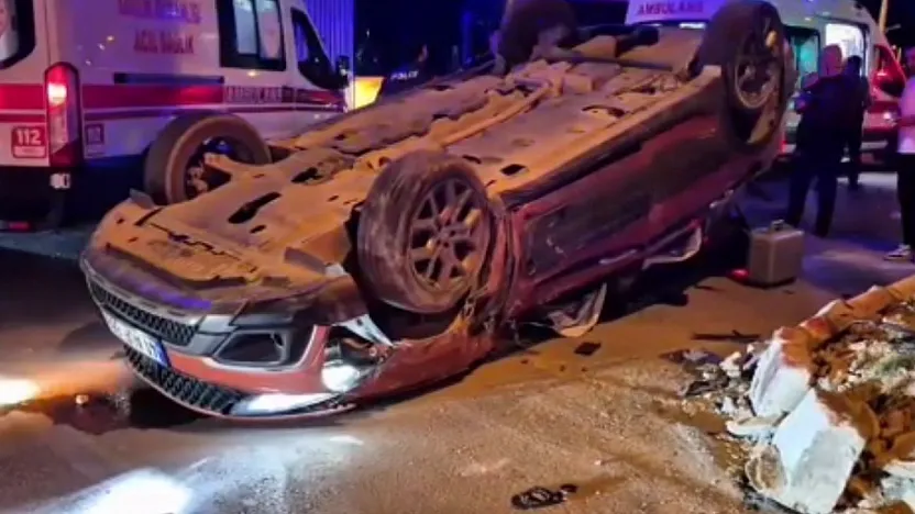 Malatya'daki Hava Lojmanları Kavşağı'ndaki Kazanın Görüntüleri Ortaya Çıktı!
