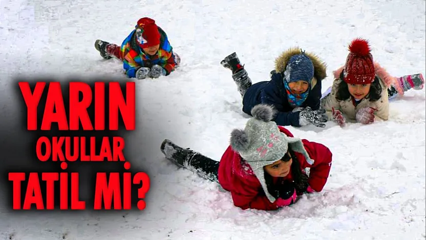 Malatya'nın 9 İlçesinde Eğitime Kar Tatili