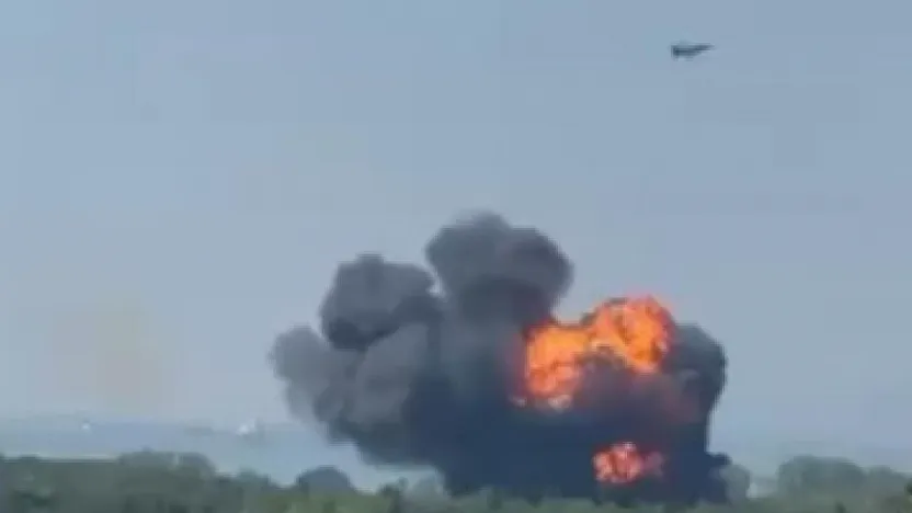Yalova'da F-16 Uçağı Kaza Kırıma Uğradı! Pilot Kurtuldu