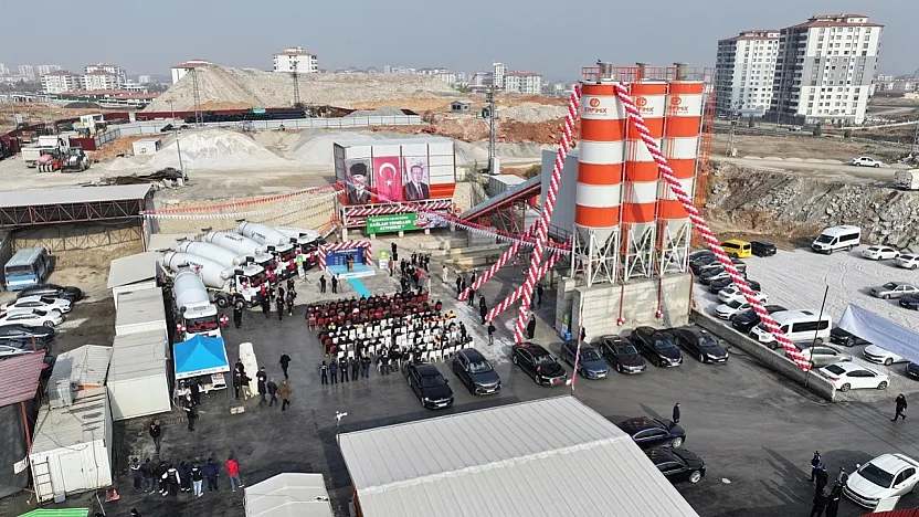 Yeşilyurt'ta 70 Milyon TL'lik Beton Santrali Açıldı