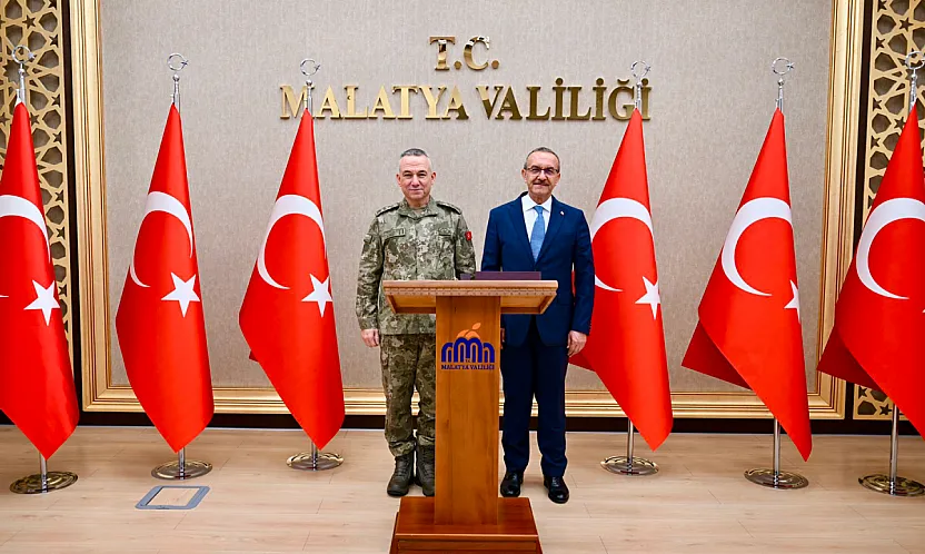 2'nci Ordu'da Görev Değişimi Sonrası İlk Temas! Korgeneral Yaralı'dan Vali Yavuz'a Ziyaret
