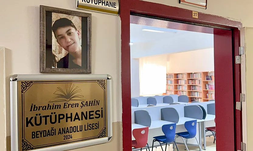 14 Yaşındaki İbrahim Eren Şahin'in Adı Kütüphanede Ölümsüzleştİ!