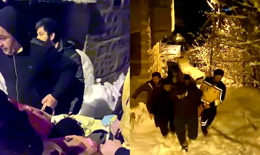 Arapgir'de Ambulans Giremedi, Mahalleli Seferber Oldu!