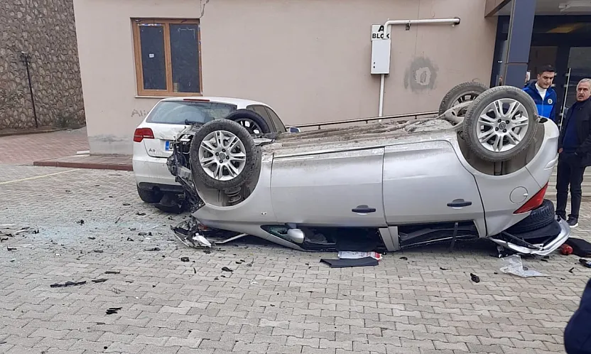 Battalgazi'de Vites Hatası Kazaya Yol Açtı