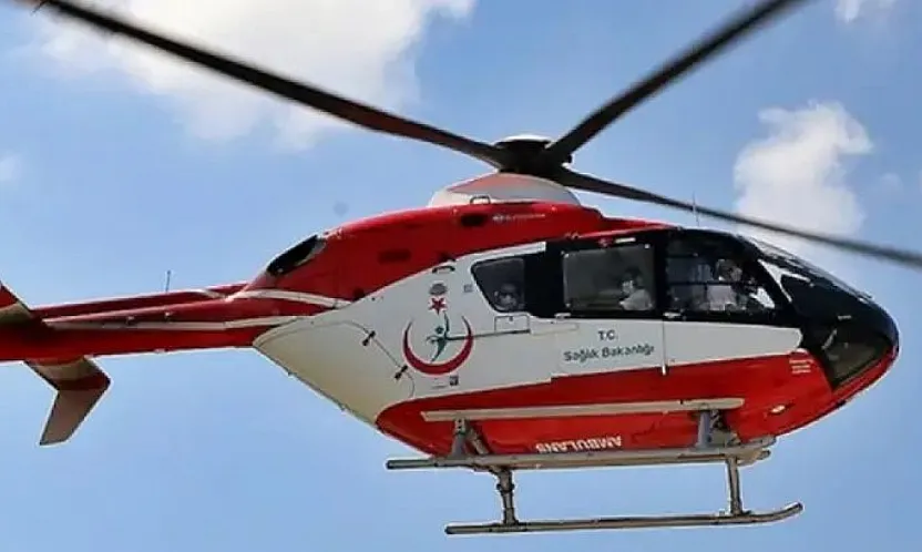 Darende'de Kalp Krizi! Helikopterle Nakil Gerçekleşti