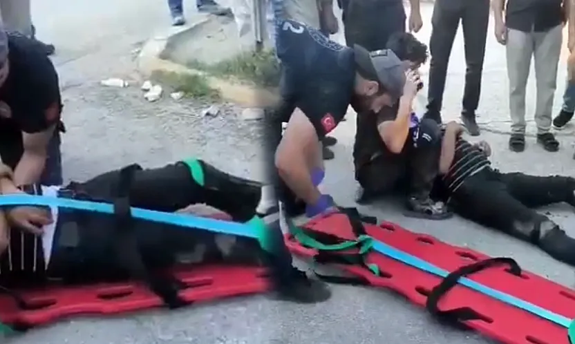 Darende'de Otomobil Motosiklete Çarptı! Yaralı Var