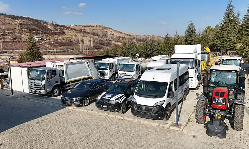Doğanşehir'de 14 Yeni Araçla Hizmette Hız ve Etkinlik