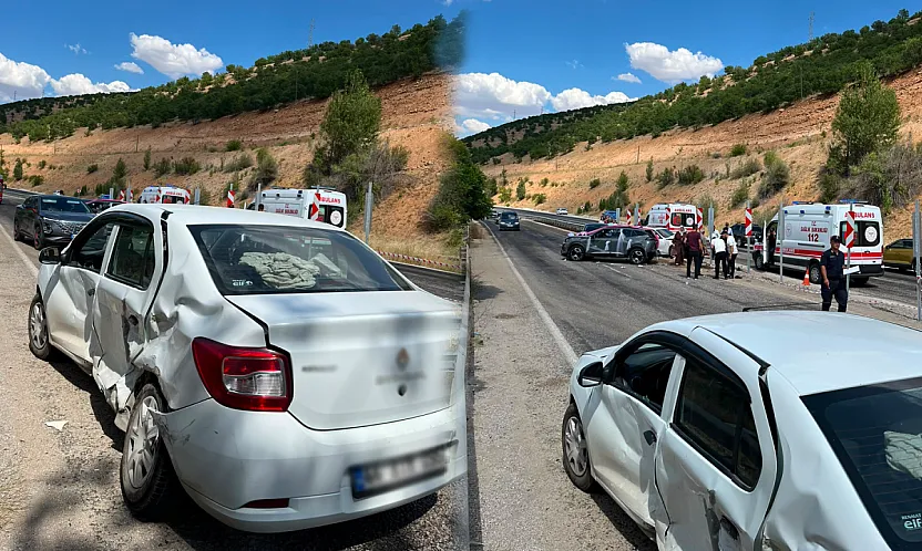 Doğanşehir'de Düğün Konvoyunda Korkunç Kaza!