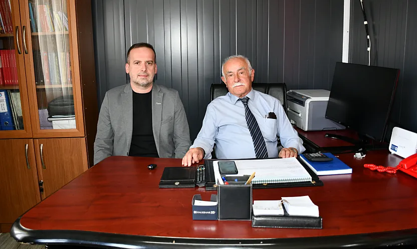 Eşref Doğan Dede'ye Yeni Görevi İçin Başkan Karademir'den Tebrik Ziyareti