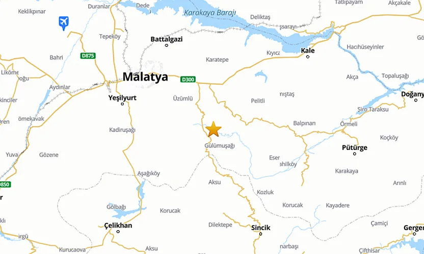 Malatya'da 4.4 Büyüklüğünde Deprem!