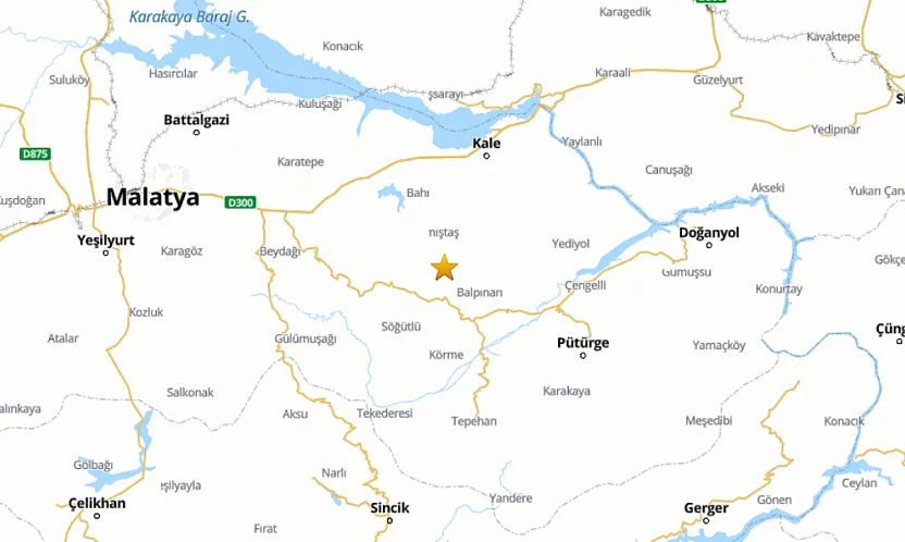 Malatya Battalgazi'de Peş Peşe 2 Deprem!