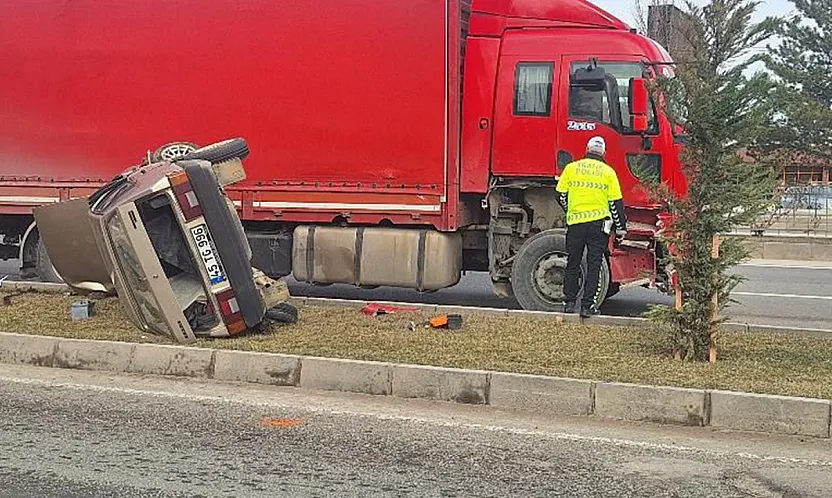 Malatya Çevre Yolunda Korkutan Kaza!