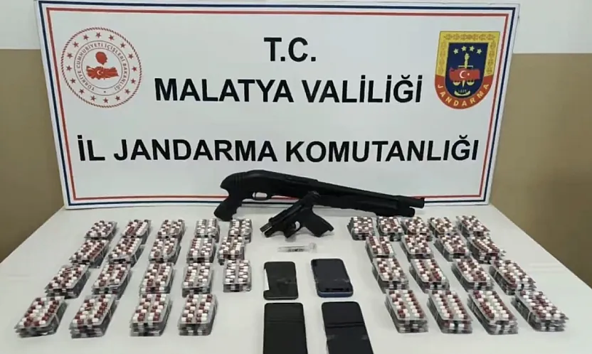 Malatya'da 1 Ton 628 Kilo Madde Ele Geçirildi