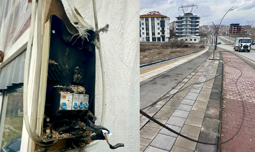 Malatya'da 35 Bin Voltluk Dehşet: Yüksek Gerilim Hattı Bahçeye Düştü!