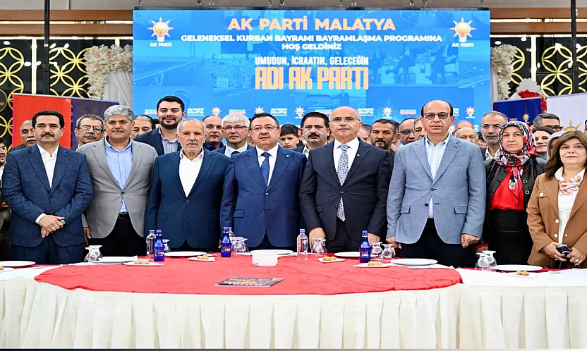Malatya'da AK Parti İl Başkanlığı Geleneksel Bayramlaşma Töreni Düzenledi