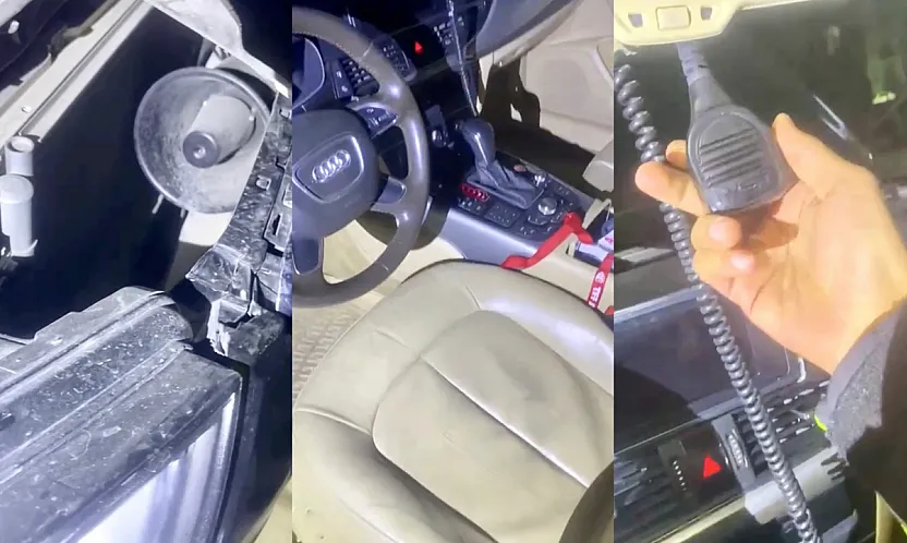 Malatya'da Araçta Gizli Çakar Sistemi Yakalandı