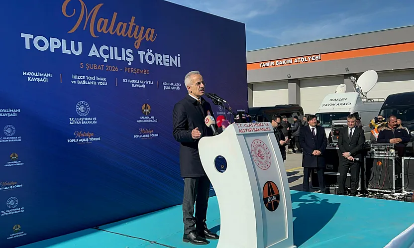 Bakan Uraloğlu Malatya'da Üç Projeyi Hizmete Açtı!