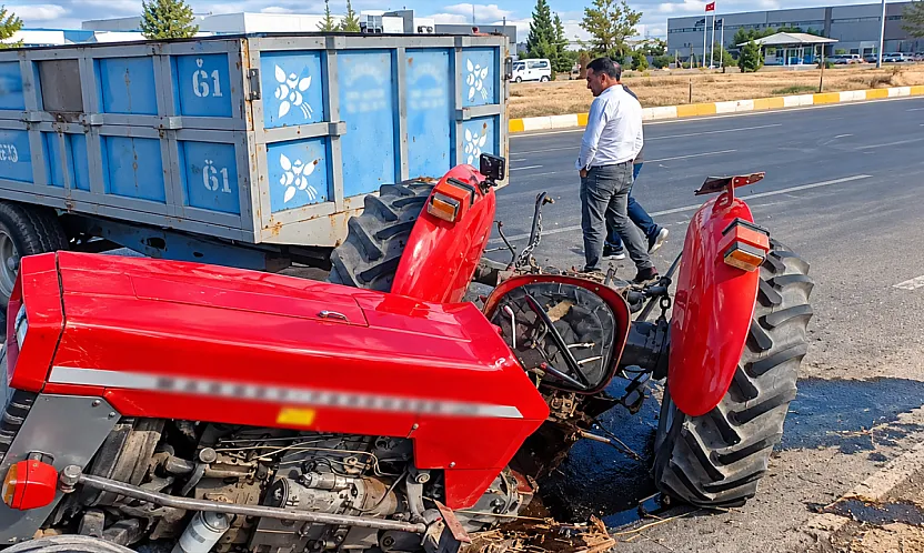 Malatya'da Beton Mikseri İle Traktör Çarpıştı! 2 Yaralı