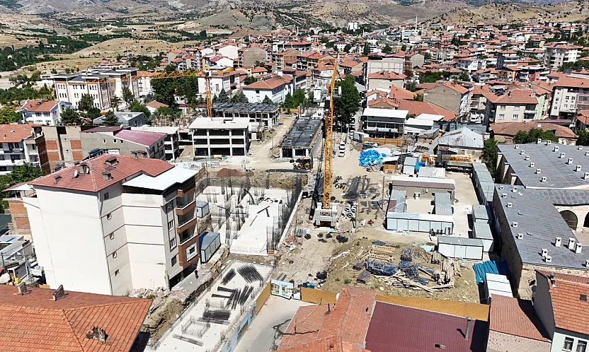 Malatya'da Değişim Sürüyor! Hekimhan'ın Yeni Çarşısı Gün Yüzüne Çıkıyor