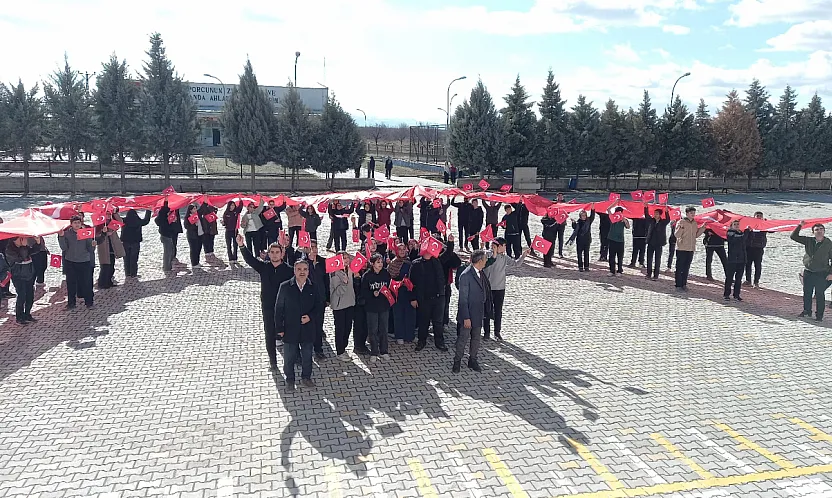 Malatya'da Dilek Mahallesi'nde Bayrak Korteji Coşkusu