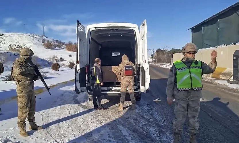 Malatya'da Düzensiz Göçmen Operasyonu