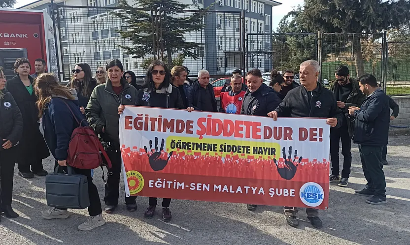 Malatya'da Eğitimcilerden Güvenlik İsyanı: Okullar Şiddete Teslim Edilmeyecek