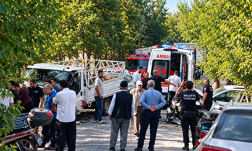 Malatya'da Feci Kaza: Ortalık Savaş Alanına Döndü