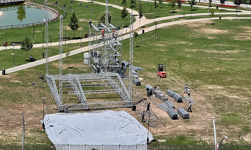 Malatya'da Festivalin Kalbi 100. Yıl Kent Parkı'nda Atacak! Dev Sahne Kuruluyor