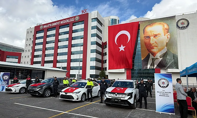 Malatya'da Güvenlik Güçlerinin Araç Filosu Yenilendi