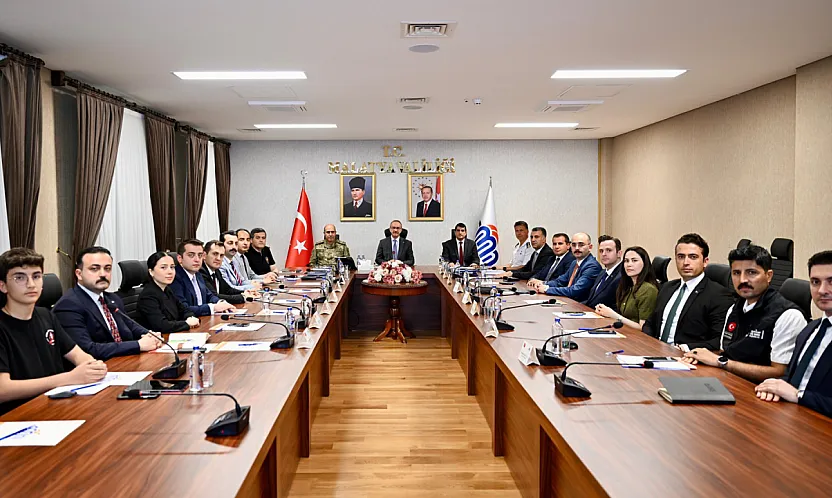 Malatya'da Güvenlik Toplantısında Bir Haftalık Denetim Sonuçları Değerlendirildi!