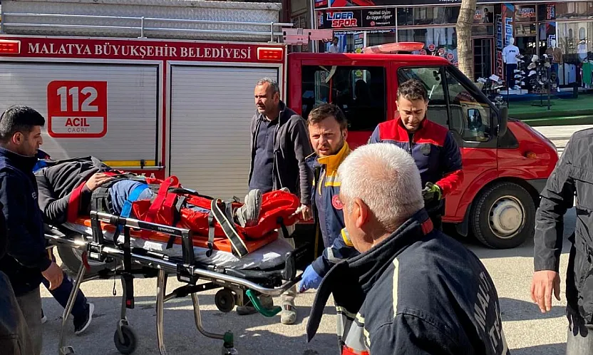 Malatya'da İş Kazası: Asansör Boşluğuna Düşen İşçi Yaralandı