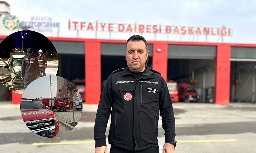 Malatya İtfaiyesi 2025 Yılında 9 Bin Olaya Müdahale Etti