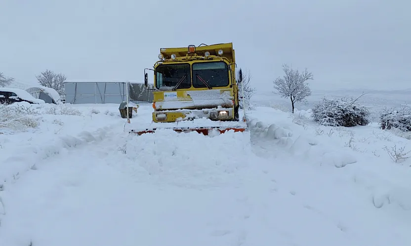 Malatya'da Kar Yağışıyla Kritik Yollar Kapandı!