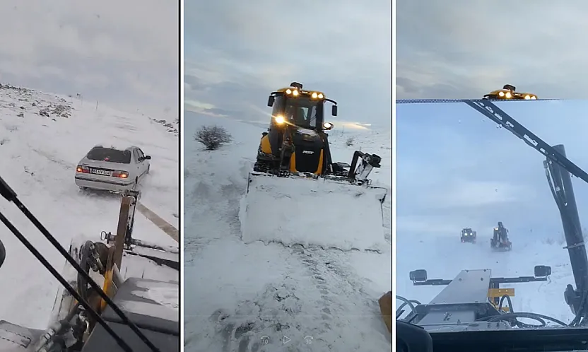 Malatya'da Kar ve Tipi Alarmı: Yollar Kapandı, Araç Mahsur Kaldı!