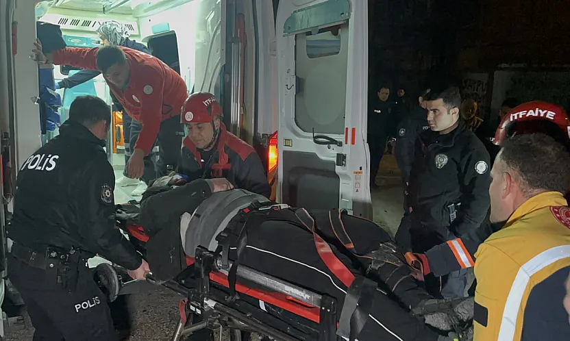 Malatya'da Kestirme Yol Kabusa Döndü: Genç Adam İnşaat Boşluğuna Düştü