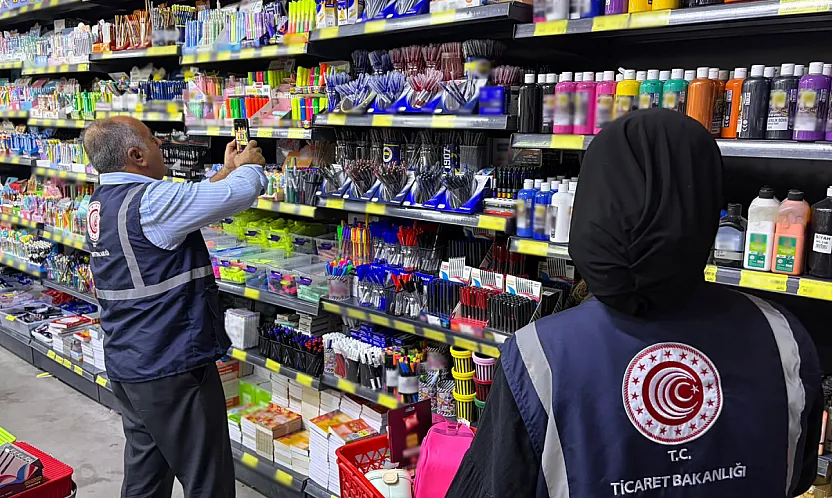 Malatya'da Kırtasiye Ürünlerine Sıkı Denetim! Binlerce Ürün İncelendi