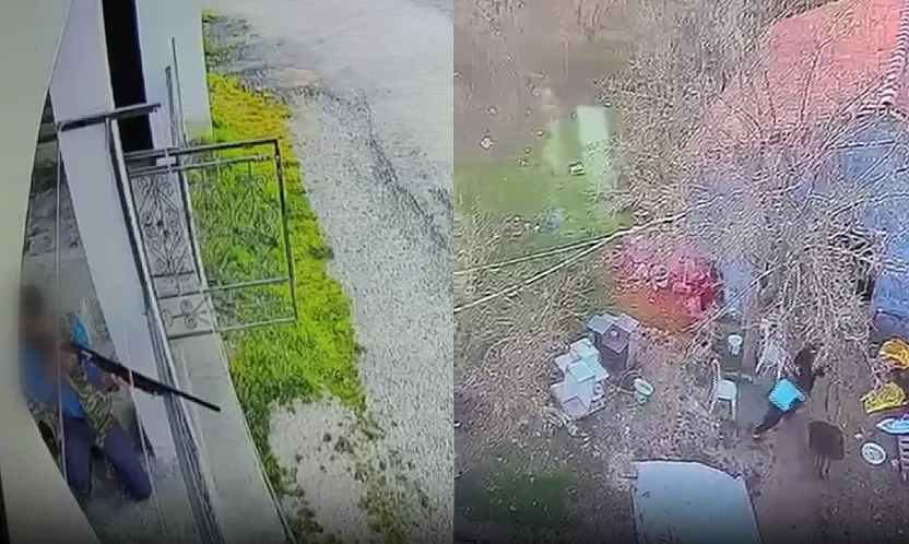 Malatya'da Komşusunun Bahçesine Ateş Açtı!