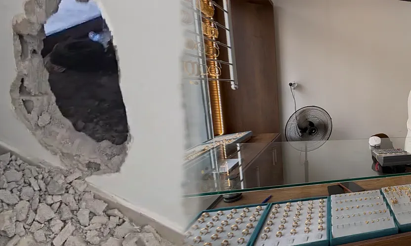 Malatya'da Kuyumcu Soygununda Şaşırtan Yöntem! Duvarı Delip İçeri Girdiler