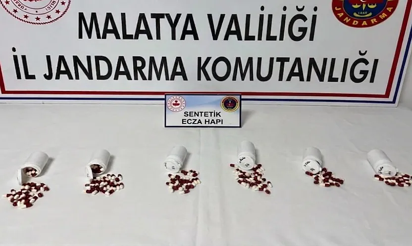 Malatya'da Narkotik Operasyonu! Yüzlerce Hap Ele Geçirildi
