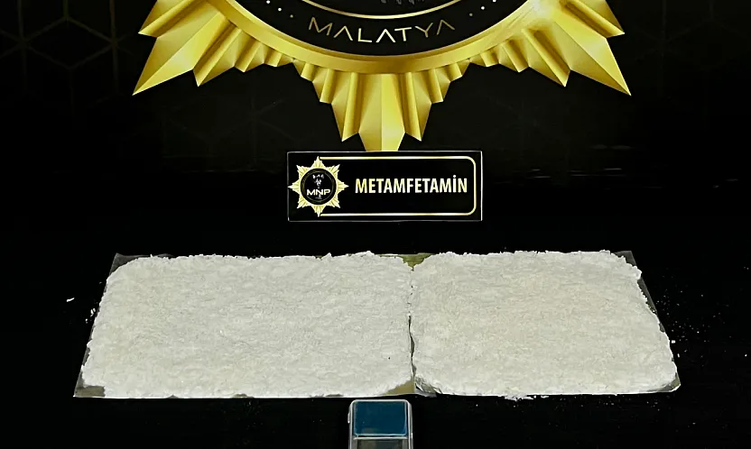 Malatya'da Narkotik Operasyonu! 900 Gram Metamfetamin Ele Geçirildi, Şüpheli Tutuklandı