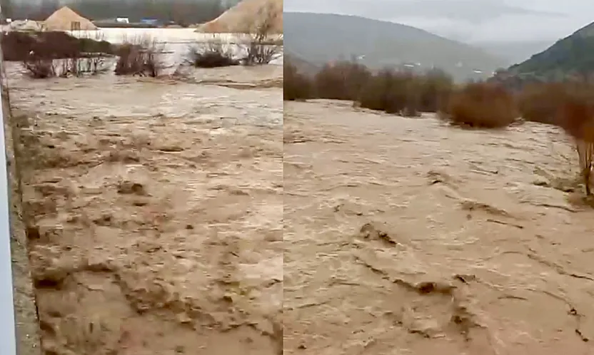 Malatya'da Sel Riski Kapıda Debi Artışı Kritik Düzeyde