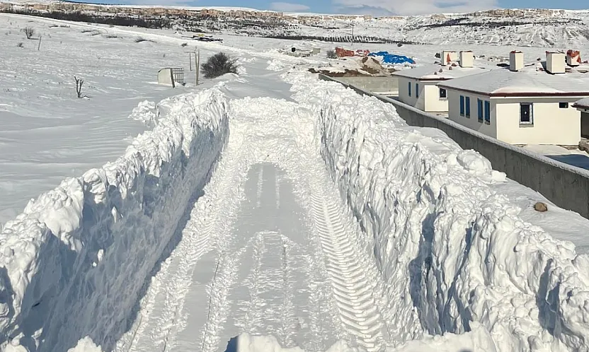 Malatya Darende'de Yoğun Kar Yağışı