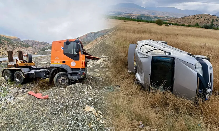 Malatya Doğanşehir'de İki Ayrı Trafik Kazası! 4 Yaralı