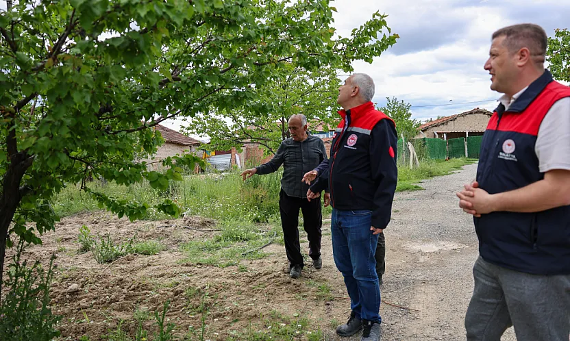 Malatya Kayısısında Dolu Endişesi! Ekipler Sahaya İndi
