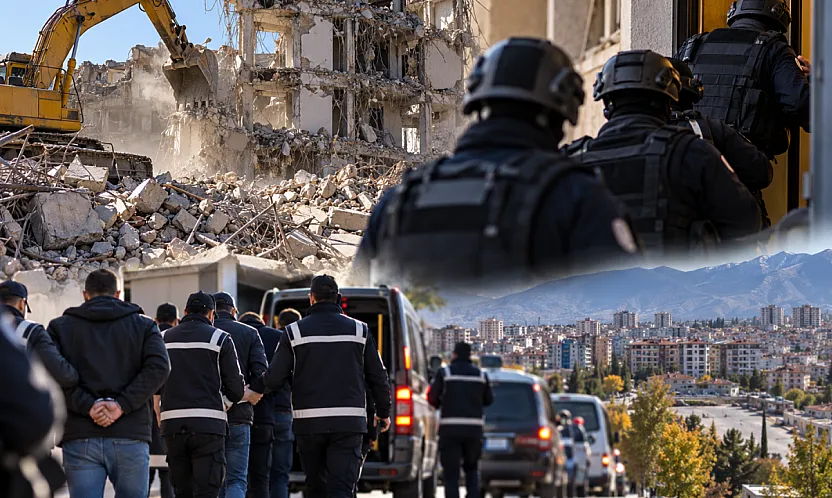 Malatya'da Deprem Yıkımlarında Vurgun Operasyonu: 26 Gözaltı