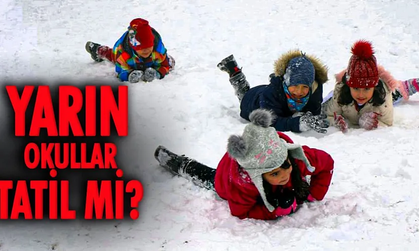 Malatya'nın 7 İlçesinde Eğitime Kar Tatili